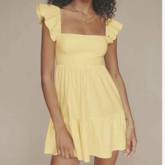 Reformation Jeune Dress Zest - Size 4 - Picture 1 of 7
